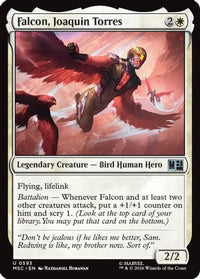Falcon, Joaquin Torres -  Foil (MSC-593) - Commander: Marvel Super Heroes