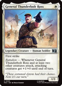 General Thunderbolt Ross -  Foil (MSC-595) - Commander: Marvel Super Heroes