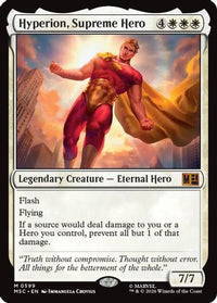 Hyperion, Supreme Hero -  Foil (MSC-599) - Commander: Marvel Super Heroes