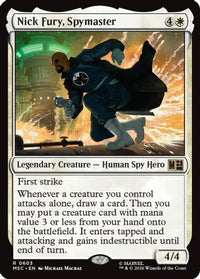 Nick Fury, Spymaster -  (MSC-603) - Commander: Marvel Super Heroes