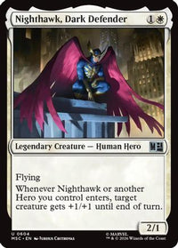 Nighthawk, Dark Defender -  Foil (MSC-604) - Commander: Marvel Super Heroes