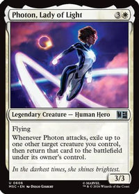 Photon, Lady of Light -  Foil (MSC-606) - Commander: Marvel Super Heroes