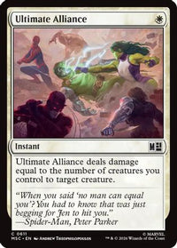 Ultimate Alliance -  Foil (MSC-611) - Commander: Marvel Super Heroes