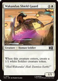Wakandan Shield Guard -  Foil (MSC-613) - Commander: Marvel Super Heroes