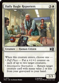 Daily Bugle Reporters -  Foil (MSC-771) - Commander: Marvel Super Heroes