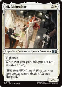 MJ, Rising Star -  Foil (MSC-773) - Commander: Marvel Super Heroes