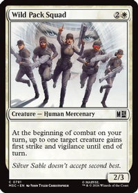 Wild Pack Squad -  (MSC-781) - Commander: Marvel Super Heroes