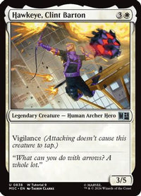 Hawkeye, Clint Barton (0838) -  (MSC-838) - Commander: Marvel Super Heroes