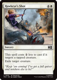 Hawkeye's Shot (0839) -  (MSC-839) - Commander: Marvel Super Heroes