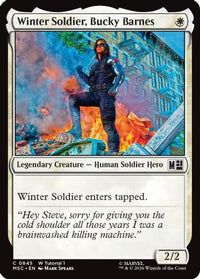 Winter Soldier, Bucky Barnes (0845) -  (MSC-845) - Commander: Marvel Super Heroes