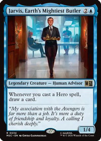 Jarvis, Earth's Mightiest Butler -  (MSC-034) - Commander: Marvel Super Heroes