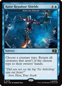 Raise Repulsor Shields - Raise the Palisade -  (MSC-278) - Commander: Marvel Super Heroes