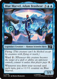 Blue Marvel, Adam Brashear -  Foil (MSC-530) - Commander: Marvel Super Heroes