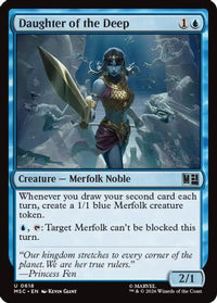 Daughter of the Deep -  Foil (MSC-618) - Commander: Marvel Super Heroes