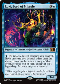 Loki, Lord of Misrule -  Foil (MSC-628) - Commander: Marvel Super Heroes