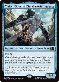 Vision, Spectral Synthezoid -  (MSC-644) - Commander: Marvel Super Heroes