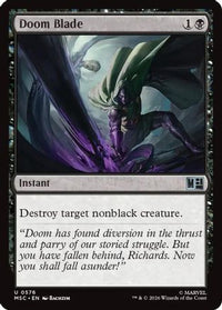 Doom Blade -  Foil (MSC-576) - Commander: Marvel Super Heroes