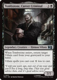 Tombstone, Career Criminal (0577) -  Foil (MSC-577) - Commander: Marvel Super Heroes