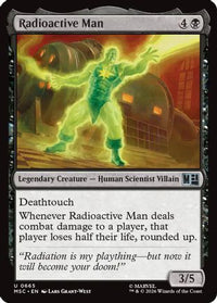Radioactive Man -  Foil (MSC-665) - Commander: Marvel Super Heroes