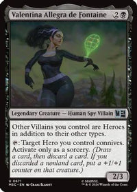 Valentina Allegra de Fontaine -  (MSC-671) - Commander: Marvel Super Heroes