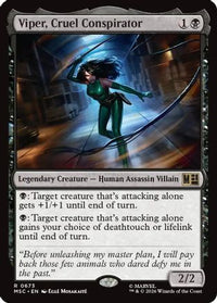 Viper, Cruel Conspirator -  (MSC-673) - Commander: Marvel Super Heroes