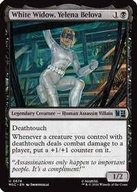 White Widow, Yelena Belova -  Foil (MSC-676) - Commander: Marvel Super Heroes