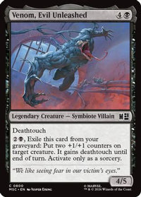 Venom, Evil Unleashed -  (MSC-800) - Commander: Marvel Super Heroes