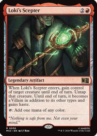 Loki's Scepter -  (MSC-056) - Commander: Marvel Super Heroes
