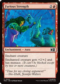 Furious Strength -  (MSC-544) - Commander: Marvel Super Heroes