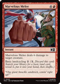 Marvelous Melee -  Foil (MSC-549) - Commander: Marvel Super Heroes