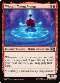 Wiccan, Young Avenger -  (MSC-557) - Commander: Marvel Super Heroes