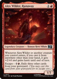 Alex Wilder, Runaway -  Foil (MSC-677) - Commander: Marvel Super Heroes