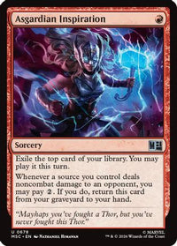 Asgardian Inspiration -  Foil (MSC-678) - Commander: Marvel Super Heroes