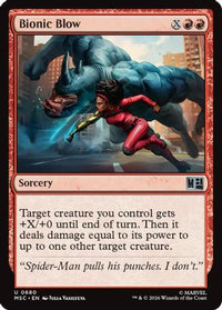 Bionic Blow -  (MSC-680) - Commander: Marvel Super Heroes