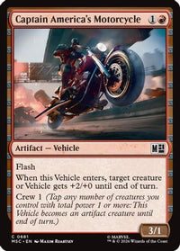Captain America's Motorcycle -  (MSC-681) - Commander: Marvel Super Heroes