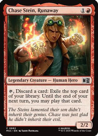 Chase Stein, Runaway -  Foil (MSC-682) - Commander: Marvel Super Heroes