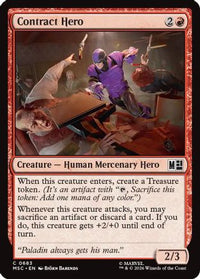 Contract Hero -  (MSC-683) - Commander: Marvel Super Heroes