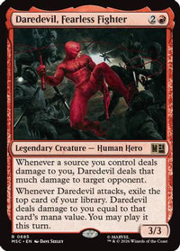 Daredevil, Fearless Fighter -  (MSC-685) - Commander: Marvel Super Heroes
