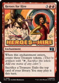 Heroes for Hire -  Foil (MSC-688) - Commander: Marvel Super Heroes
