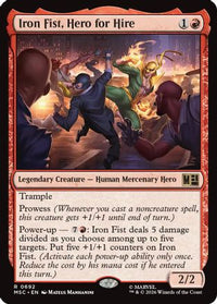 Iron Fist, Hero for Hire -  (MSC-692) - Commander: Marvel Super Heroes