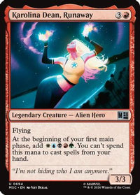 Karolina Dean, Runaway -  Foil (MSC-694) - Commander: Marvel Super Heroes