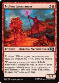 Molten Lavamancer -  Foil (MSC-699) - Commander: Marvel Super Heroes