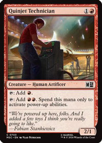 Quinjet Technician -  Foil (MSC-703) - Commander: Marvel Super Heroes