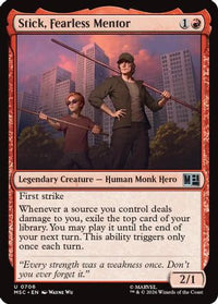 Stick, Fearless Mentor -  Foil (MSC-706) - Commander: Marvel Super Heroes