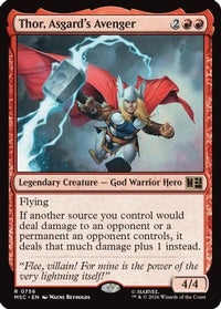 Thor, Asgard's Avenger -  (MSC-756) - Commander: Marvel Super Heroes