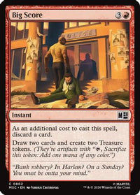 Big Score -  Foil (MSC-802) - Commander: Marvel Super Heroes
