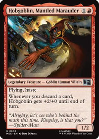 Hobgoblin, Mantled Marauder -  (MSC-805) - Commander: Marvel Super Heroes