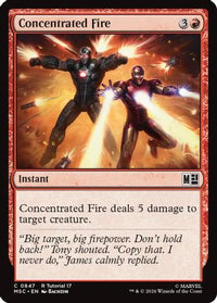Concentrated Fire (0847) -  (MSC-847) - Commander: Marvel Super Heroes