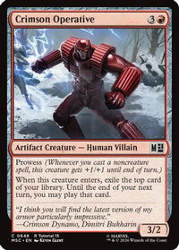 Crimson Operative -  (MSC-848) - Commander: Marvel Super Heroes