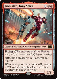 Iron Man, Tony Stark (0851) -  (MSC-851) - Commander: Marvel Super Heroes